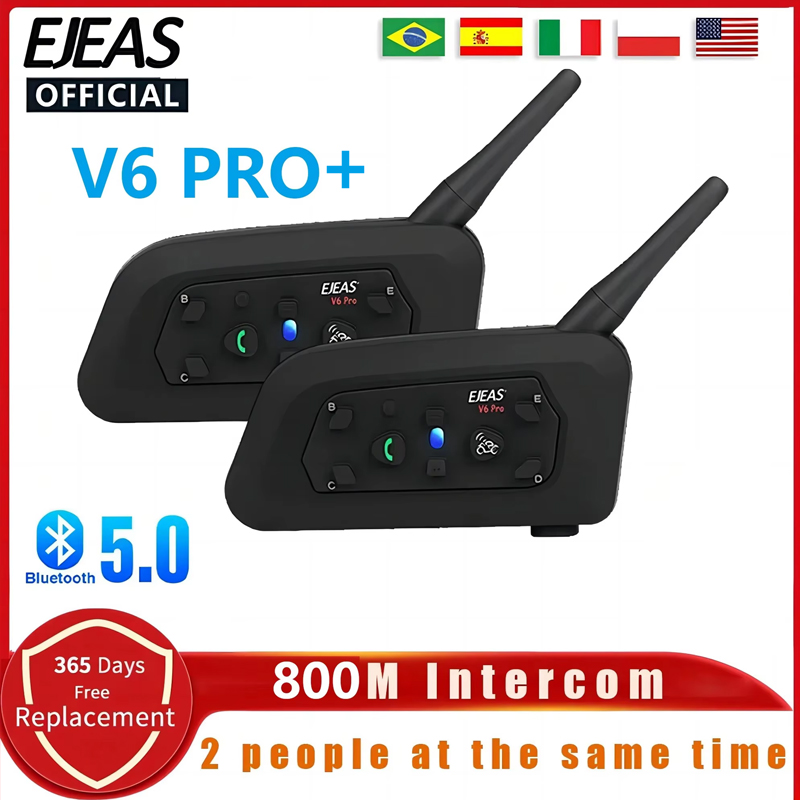 Ejeas v6 pro motorrad helm hea – Universal Motorcycle Helmet Intercom Headset Bewertung und Preis