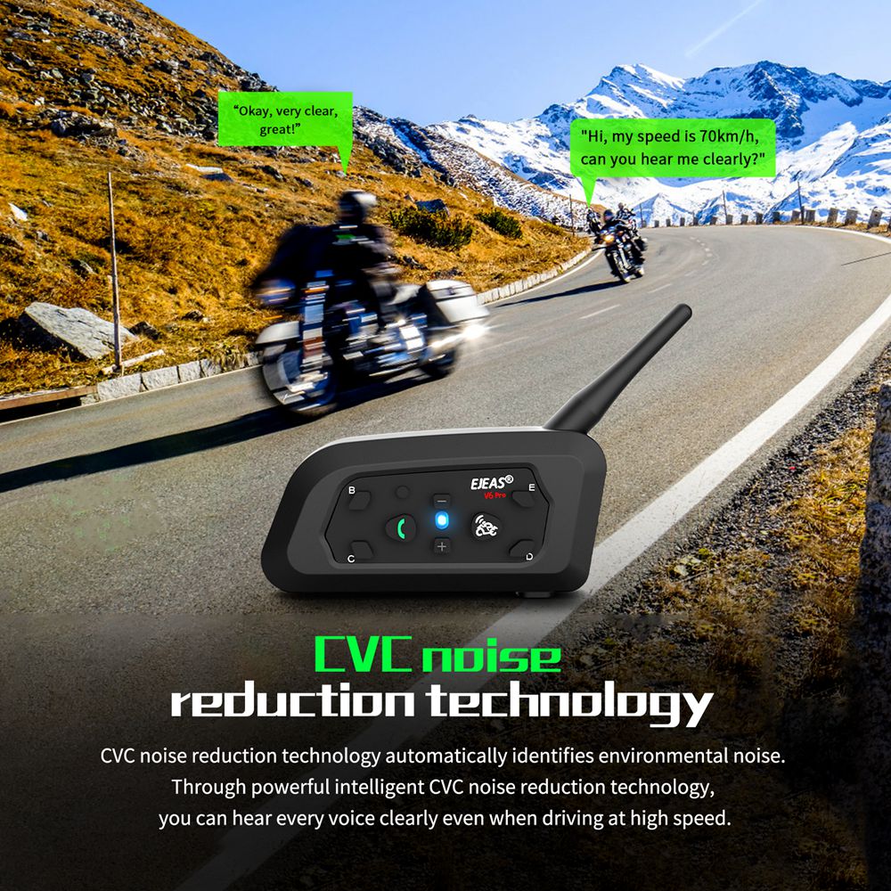 Ejeas v6 pro motorrad helm hea – Universal Motorcycle Helmet Intercom Headset Bewertung und Preis