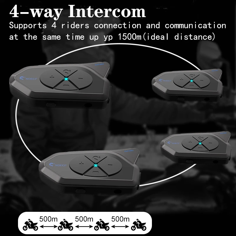 Gocom4 Motorrad Bluetooth Inte – Universal Motorcycle Helmet Intercom Headset Bewertung und Preis