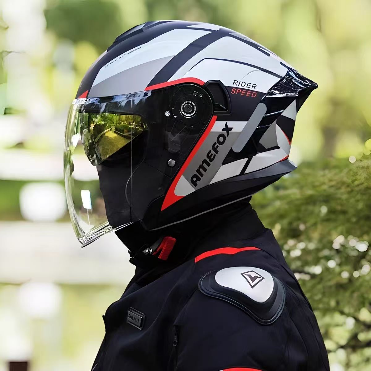 Doppelvisier-Halbschalenhelm i – Motorcycle Helmet Inner Sun Visor Lens Bewertung und Preis