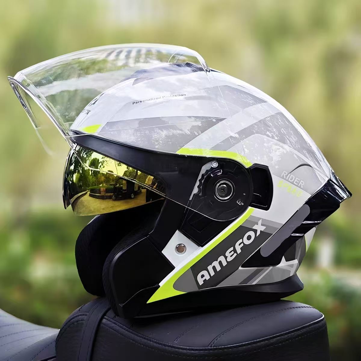 Doppelvisier-Halbschalenhelm i – Motorcycle Helmet Inner Sun Visor Lens Bewertung und Preis